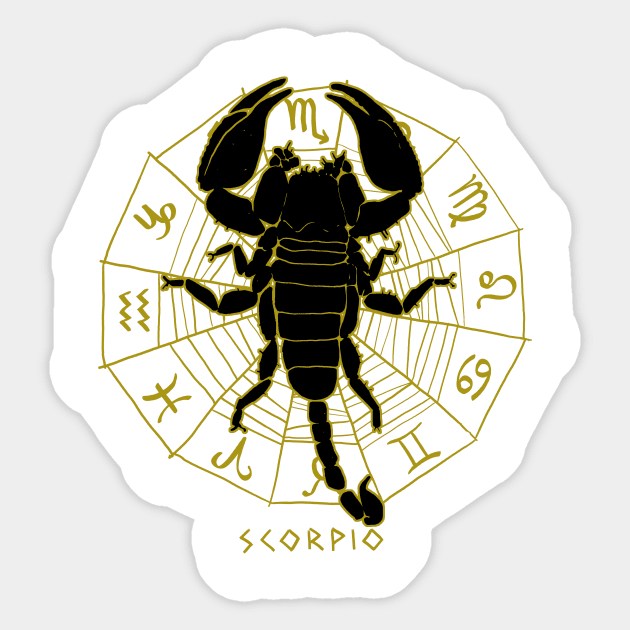 SCORPIO Sticker by Krobilad